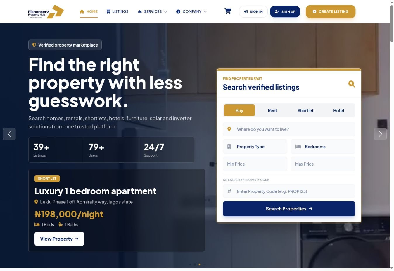 Pishonserv — project screenshot