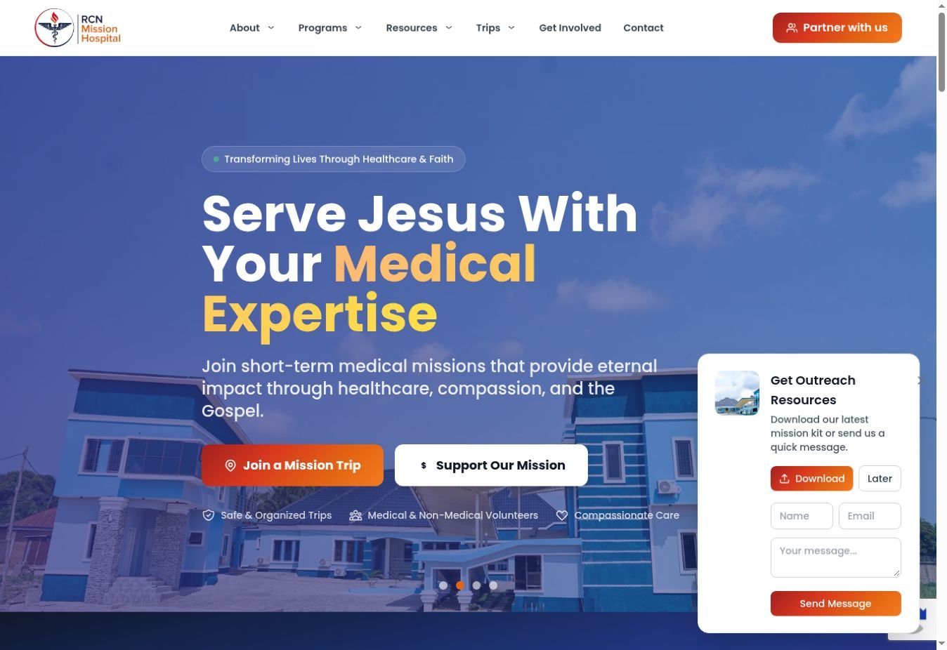 RCN Mission Hospital — project screenshot